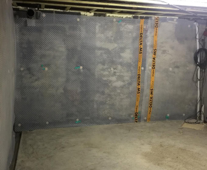 basement conversion with damp protection