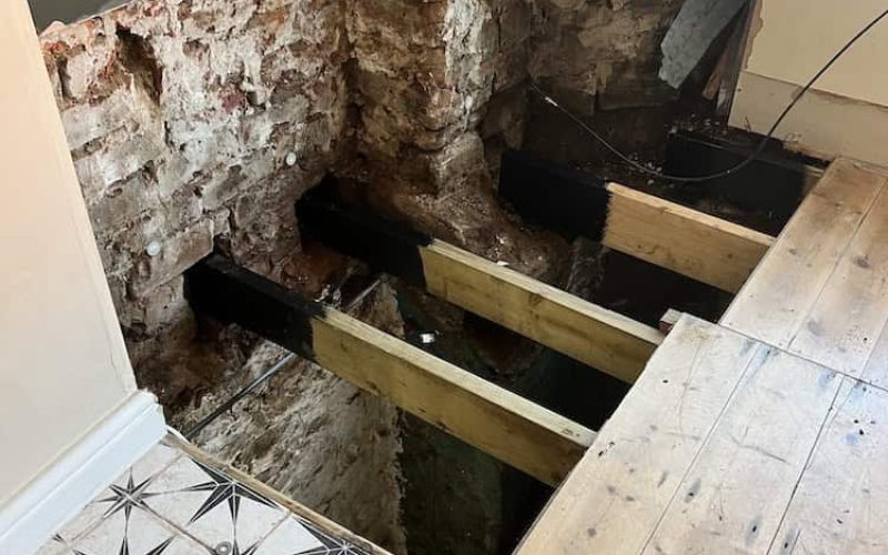 finding and treating dry rot hidden beneath a sheffield home 3